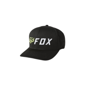 Czapka z daszkiem FOX Apex Flexfit czarny/żólty