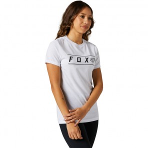 T-shirt FOX Lady Pinnacle Tech biały