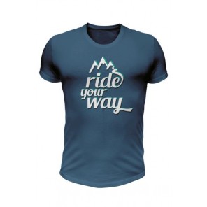 T-shirt DARTMOOR Ride Your Way jeans blue