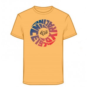 T-shirt FOX Junior Revolver żółty