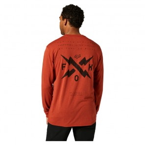 Koszulka FOX Calibrated Tech red clay
