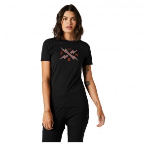 T-Shirt FOX Lady Calibrated Tech black