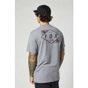 T-shirt FOX Burnt Tech grafitowy