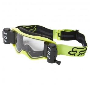 Gogle FOX Vue Stray Roll Off Black/Yellow (szyba clear)